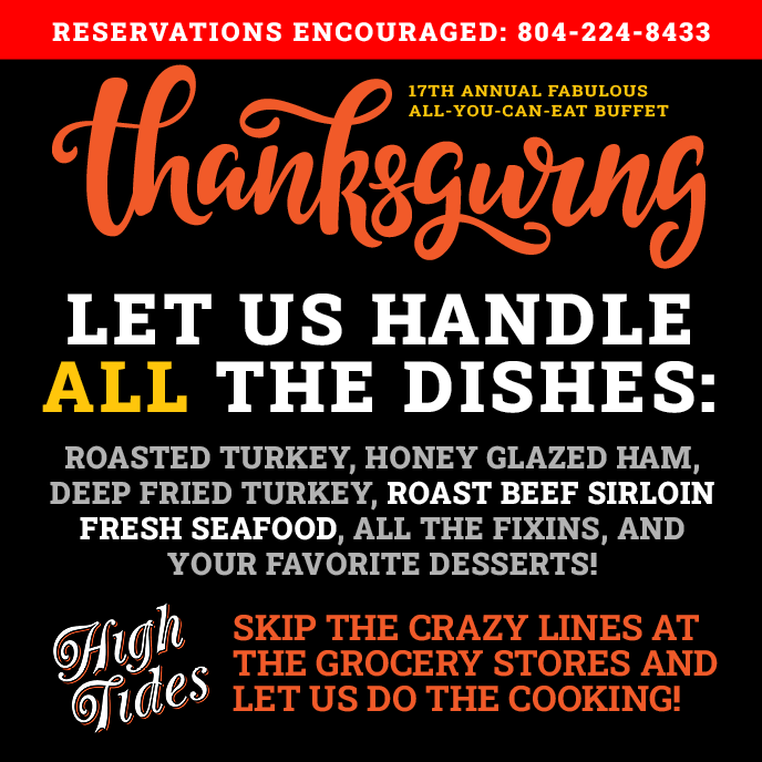 Thanksgiving Dinner Options In Colonial Beach