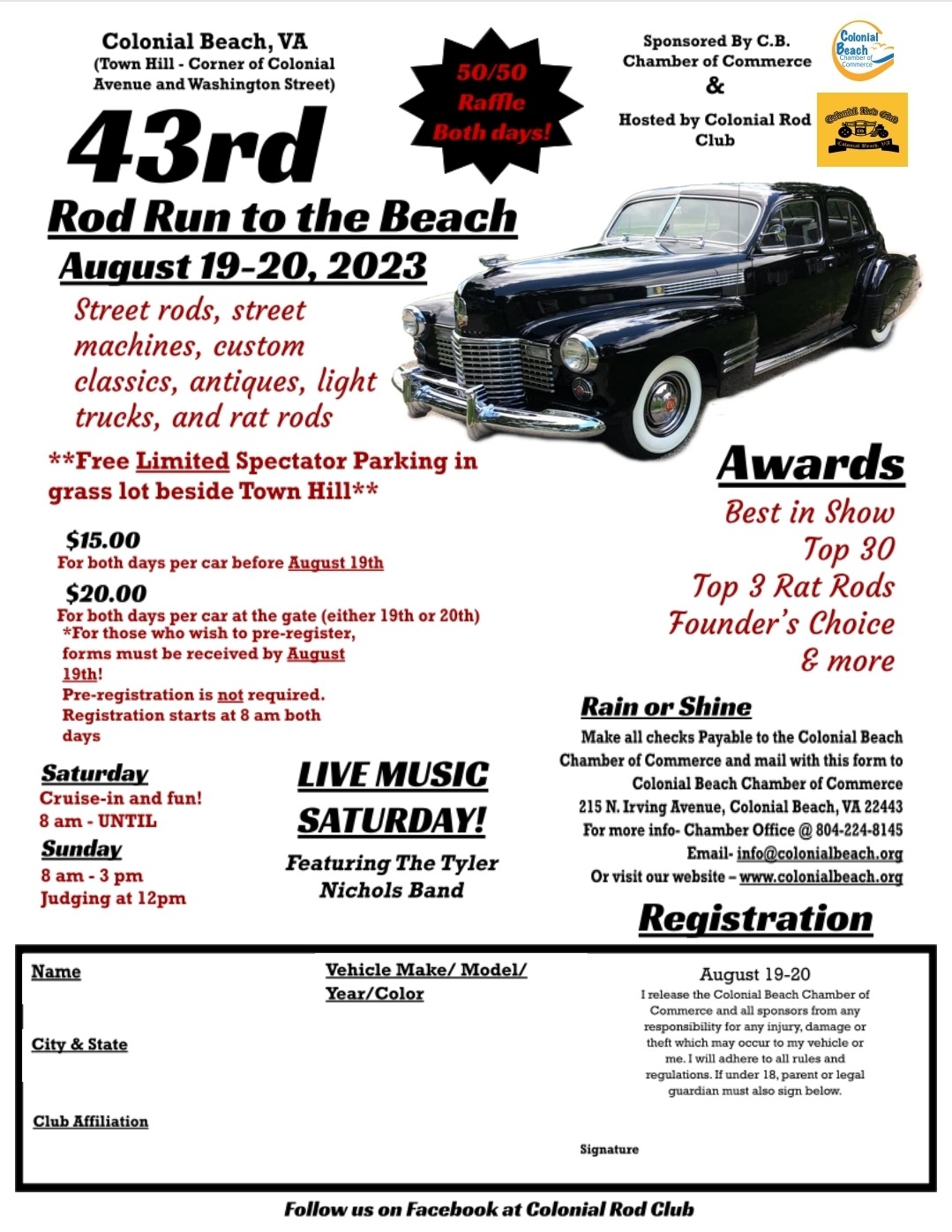 2023 Rod Run Flyer