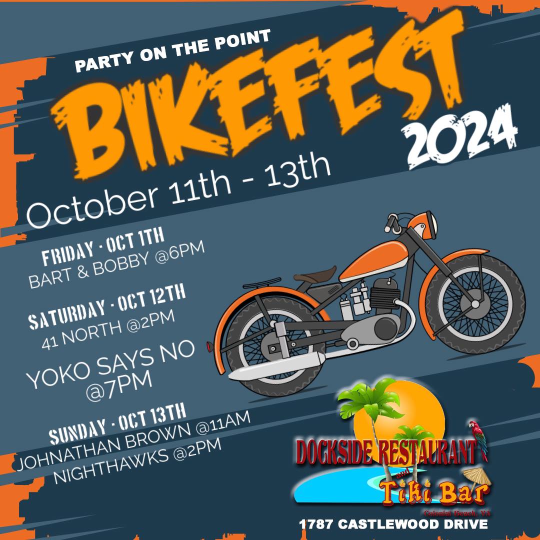 Dockside's 2024 Bikefest Band Lineup