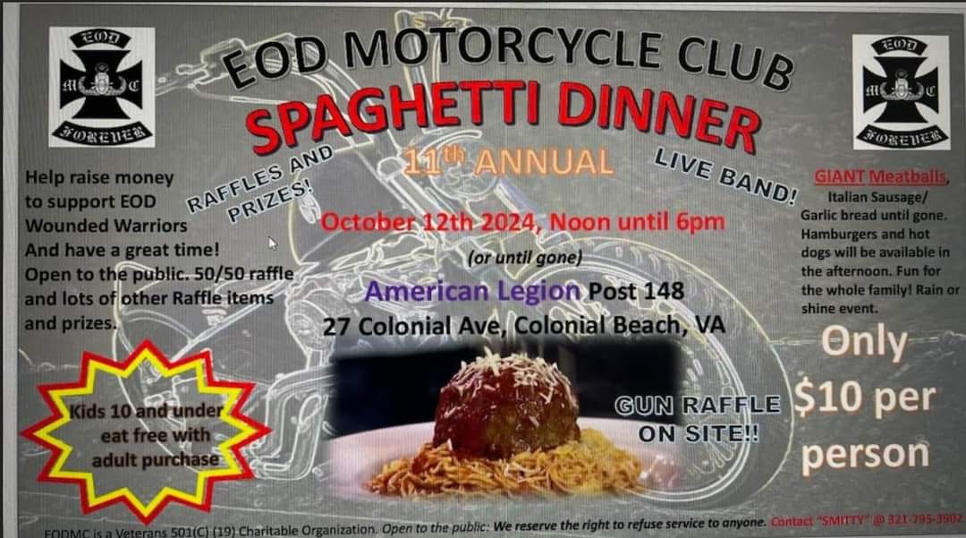 EOD MC Spaghetti Fundraiser 2024