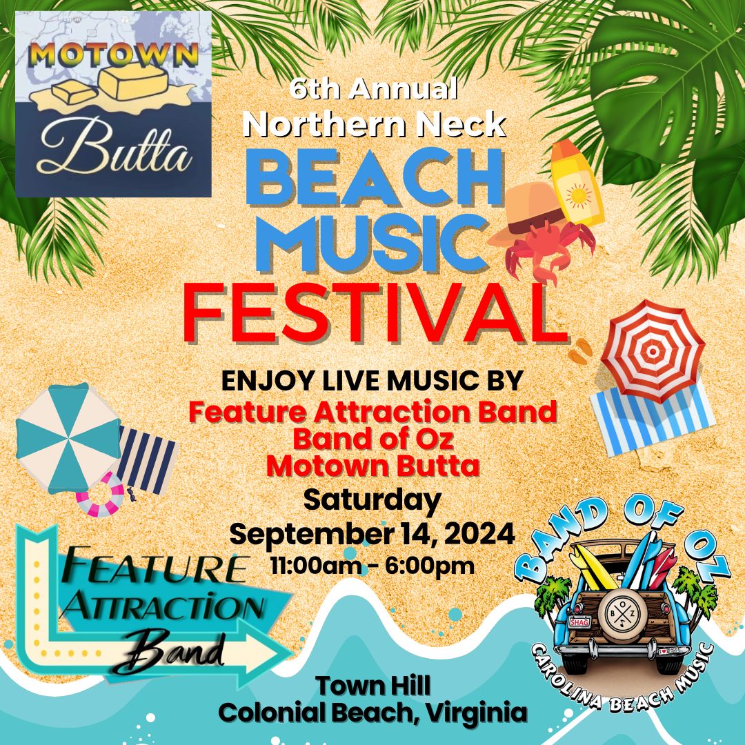 Beach Music Festival 2024 Flyer