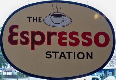 Espresso Station sign