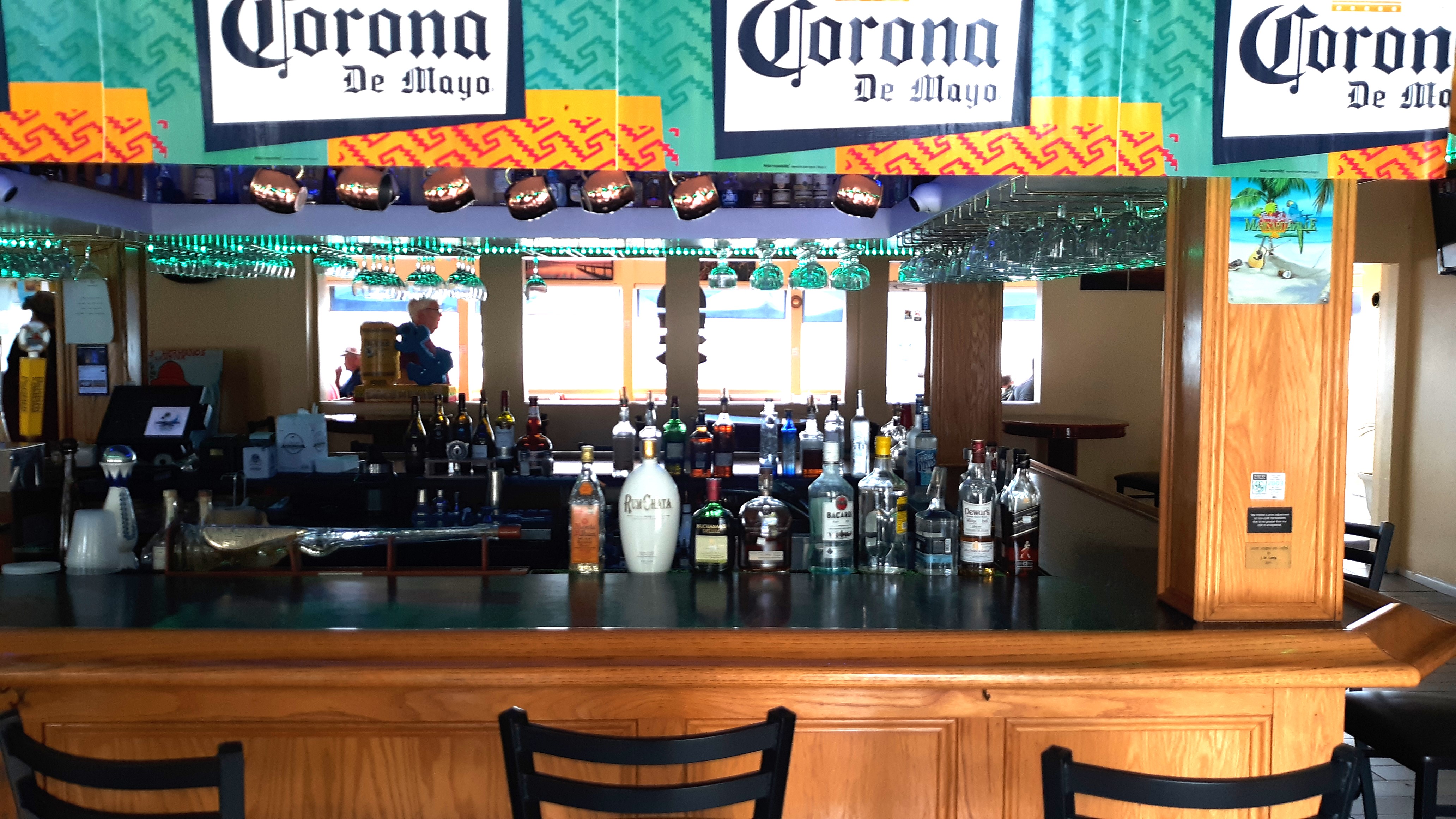 Bar area at Los Hermanos Cantina