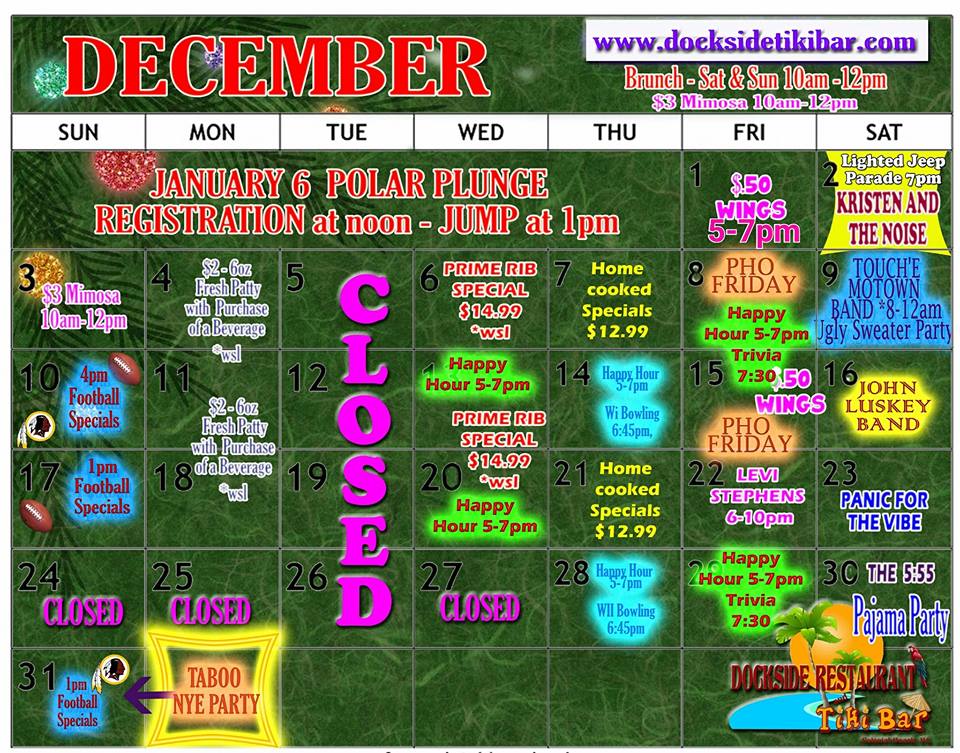 Dockside December Calendar